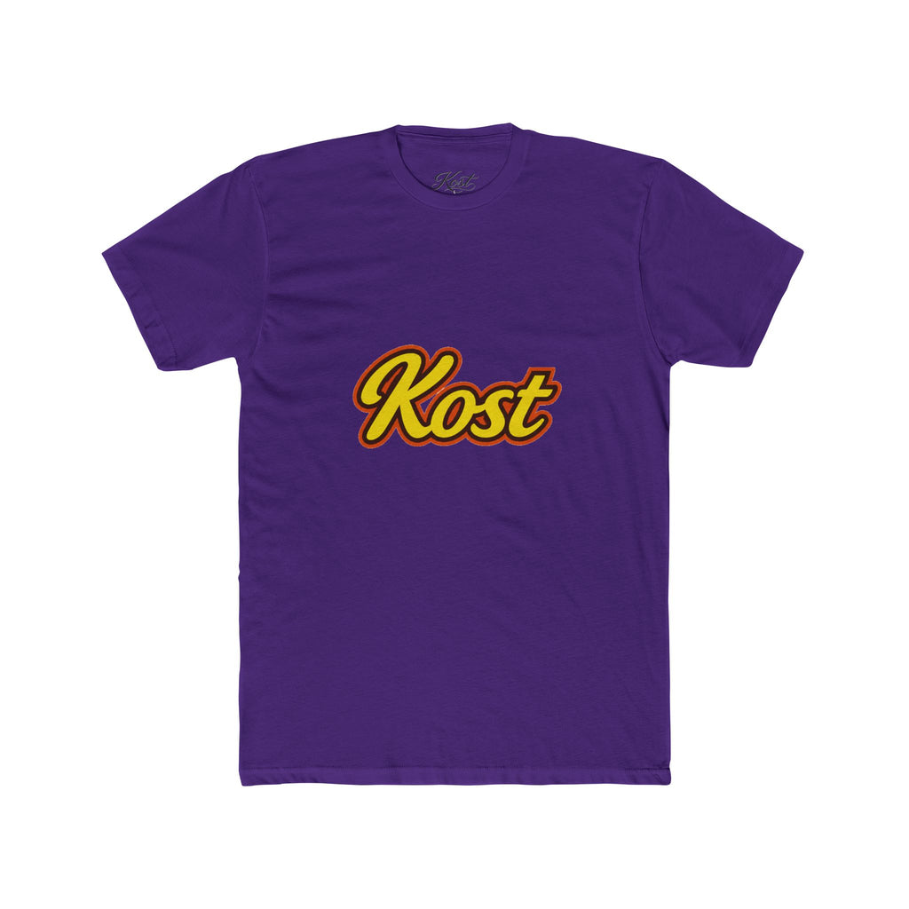Kost Script T-Shirt — Retro Yellow & Red Logo Tee