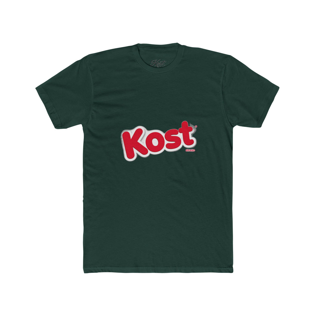 Kost Logo Tee — Retro Red Graphic T-Shirt