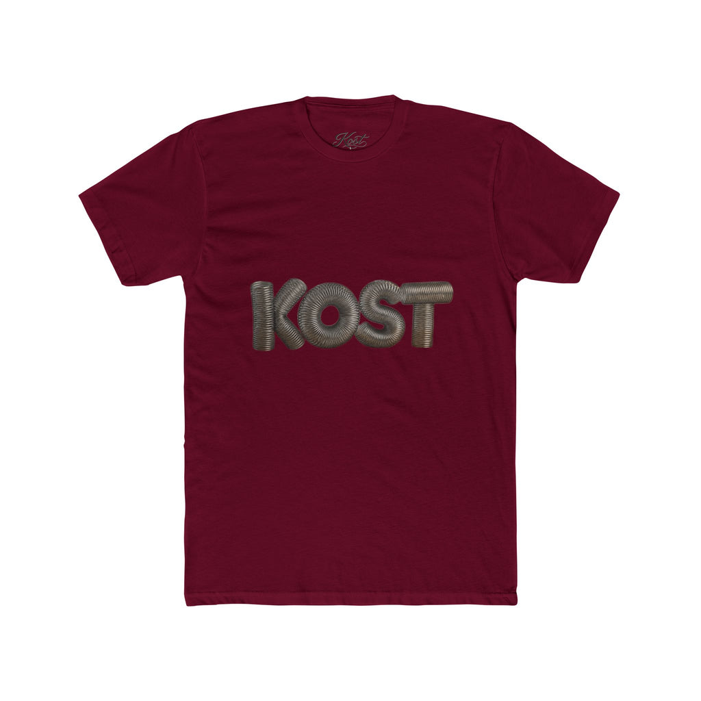 KOST Logo Tee — Retro 3D Lettering Cotton T‑Shirt