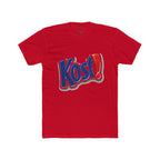 Kost! Logo Graphic Tee — Retro Soda-Style Chest Print Shirt