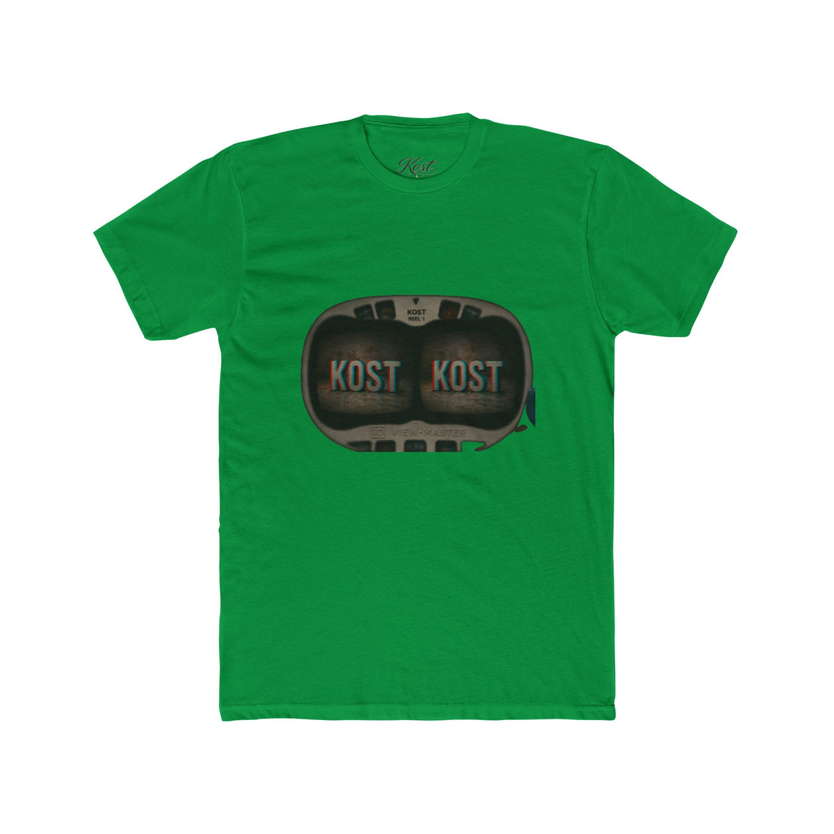 KOST Retro Camera Tee — Vintage Viewfinder Graphic Crew T-Shirt