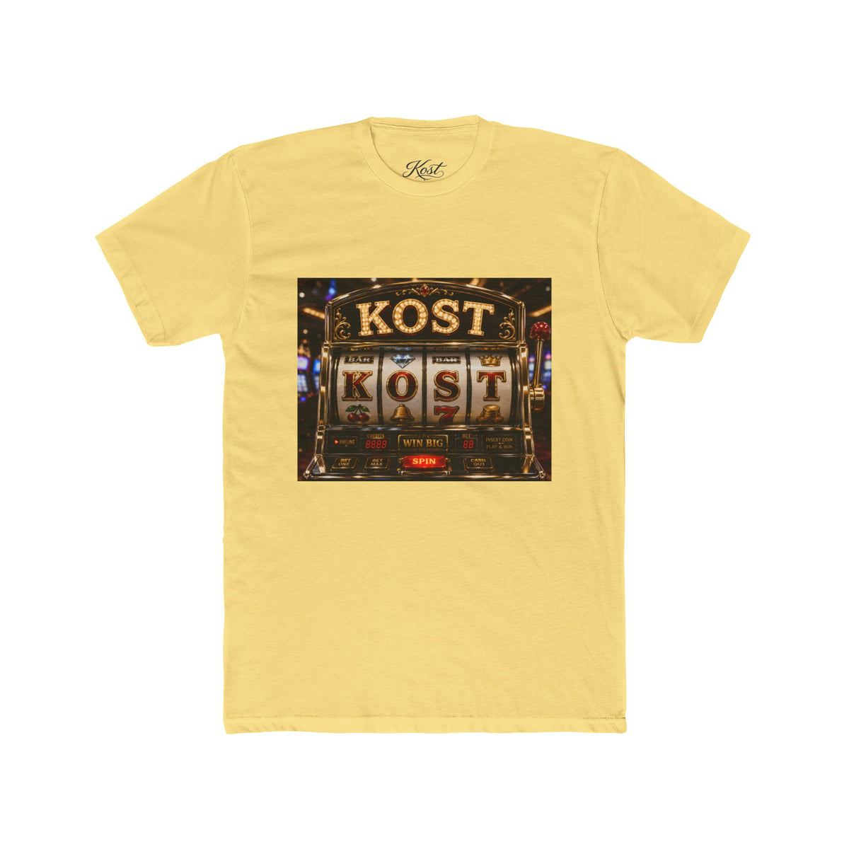 KOST Slot Machine Graphic Tee — Casino Retro Vintage Vegas Shirt