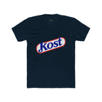 Kost Logo Tee — Retro Red & Blue Script T‑Shirt