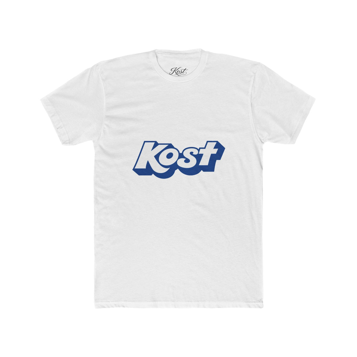 Kost Retro Logo Tee — Vintage Blue Graphic T-Shirt