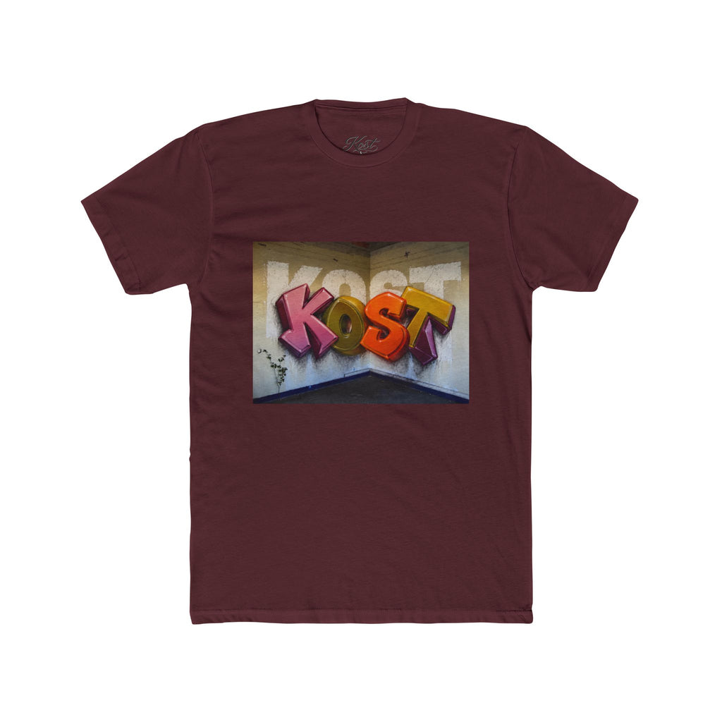 Graffiti "KOST" Street Art T‑Shirt — Bold Urban Lettering Tee