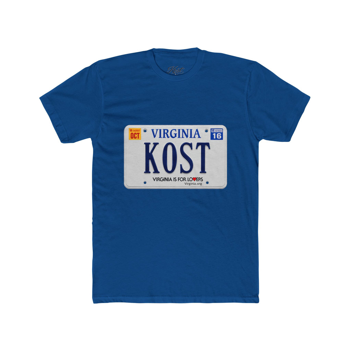 Virginia License Plate 'KOST' T-Shirt