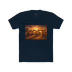 KOST Sunrise Graphic Tee — Vintage Stone Lettering Sunset T-Shirt