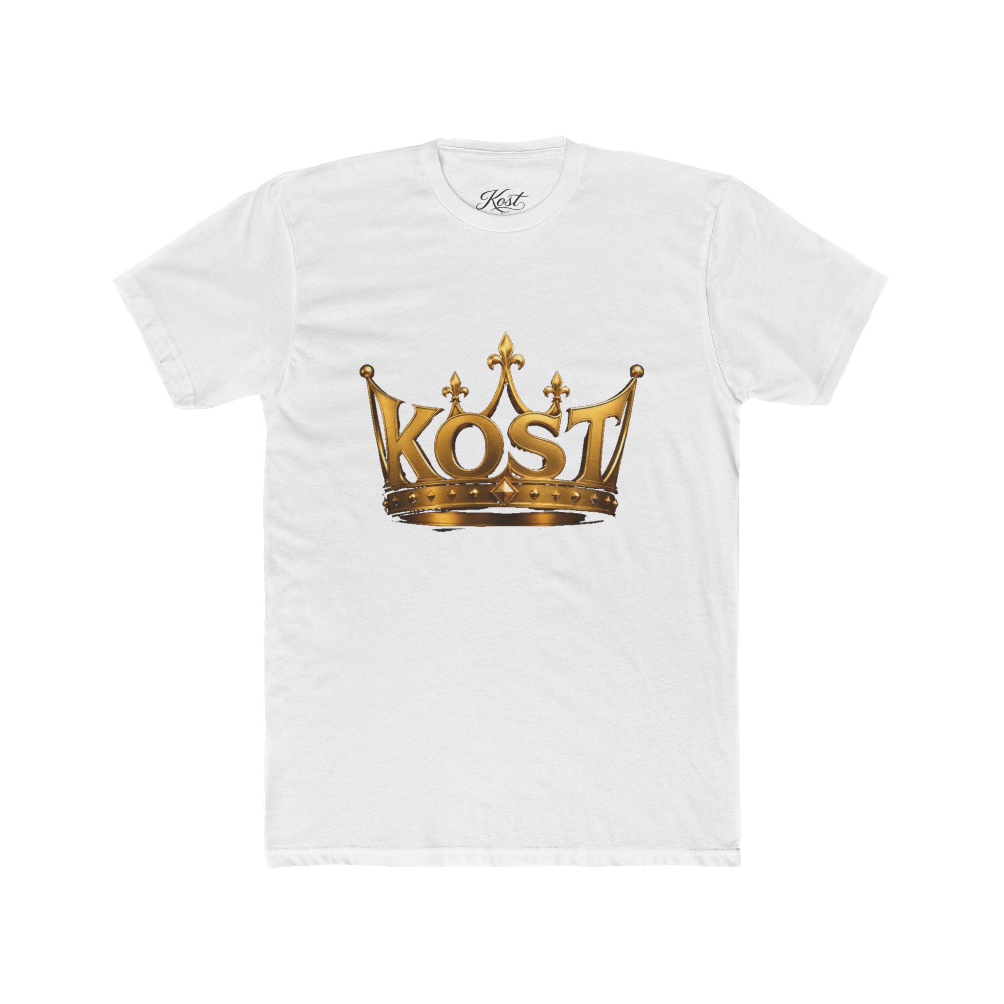 KOST Crown Graphic Tee — Gold Crown Logo T‑Shirt