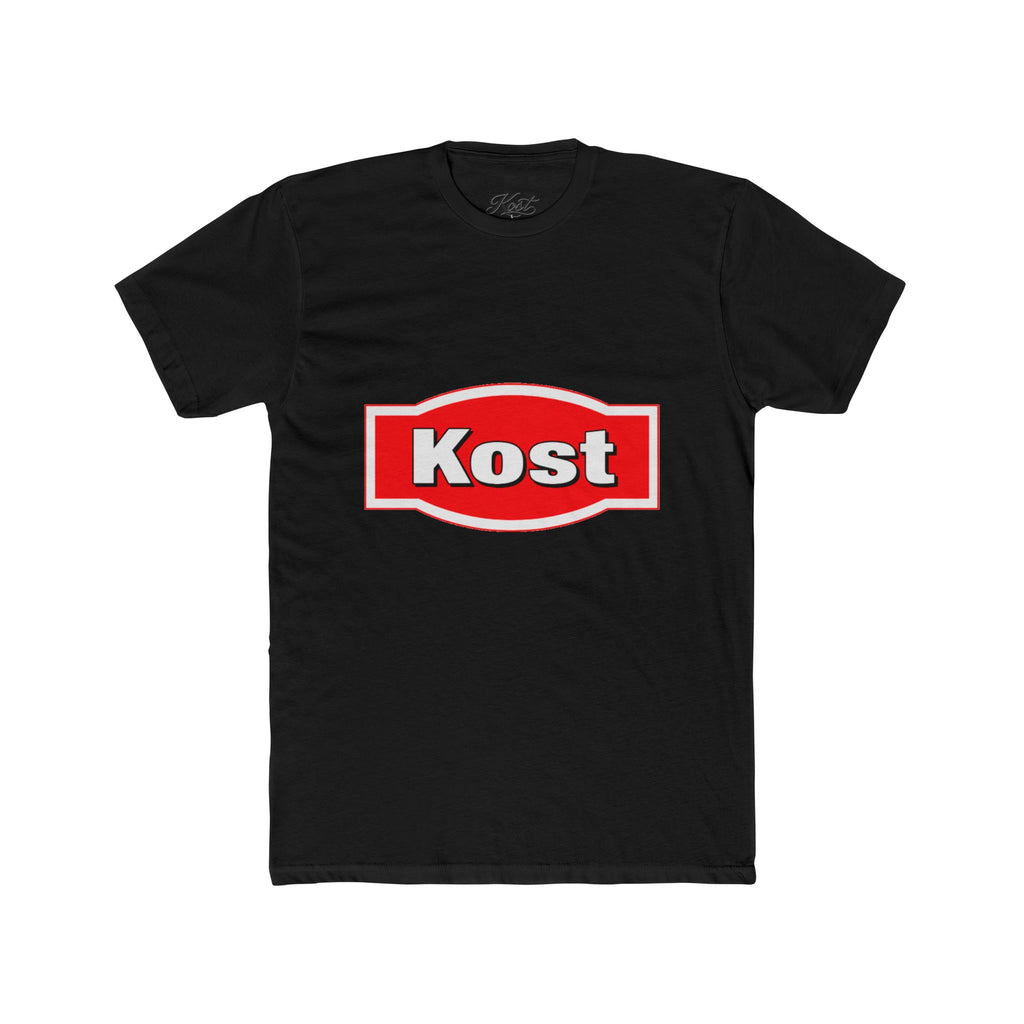 Kost Logo Crew Tee — Retro Red Badge Graphic T‑Shirt