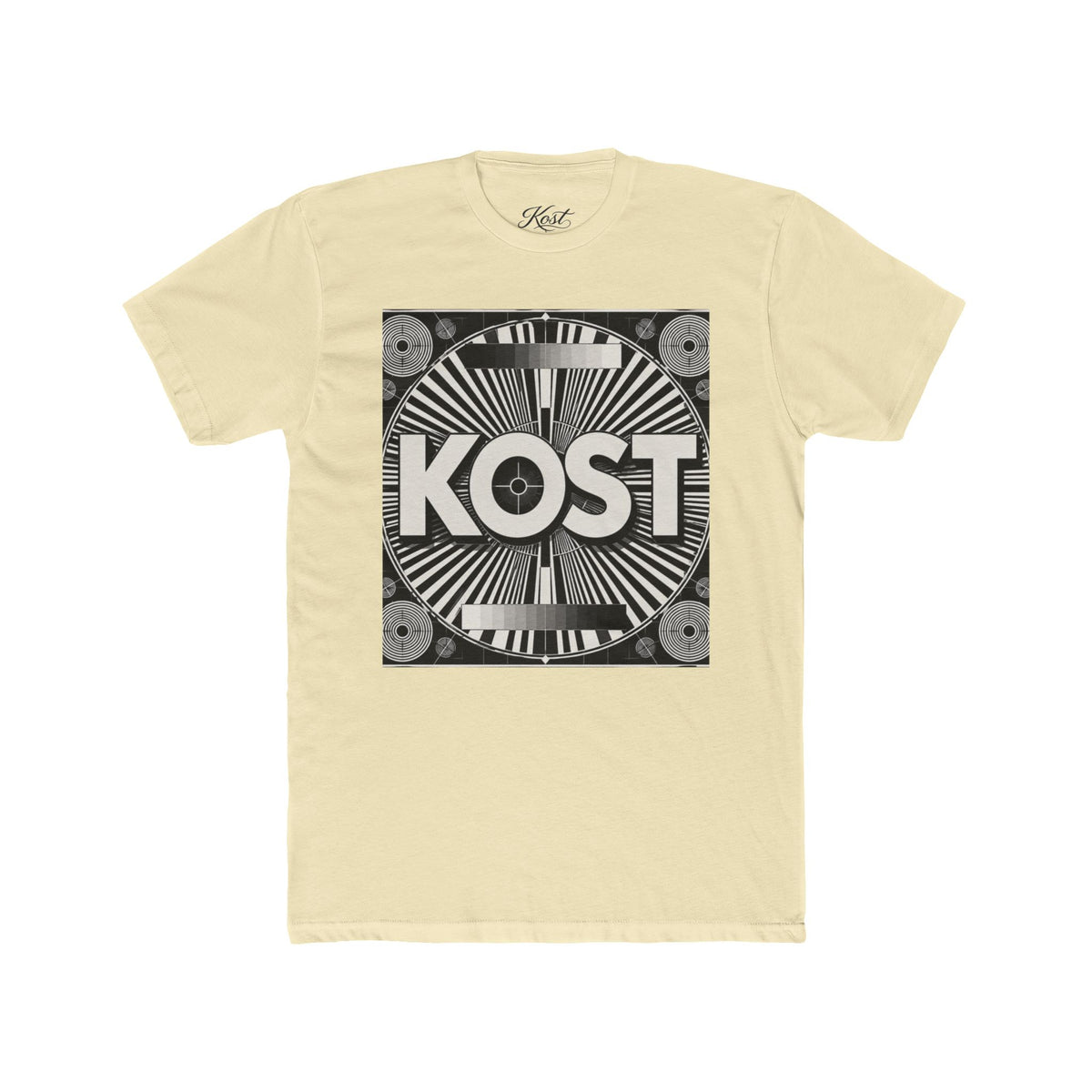 KOST Retro Test Pattern Tee — Vintage TV Signal Graphic T-Shirt