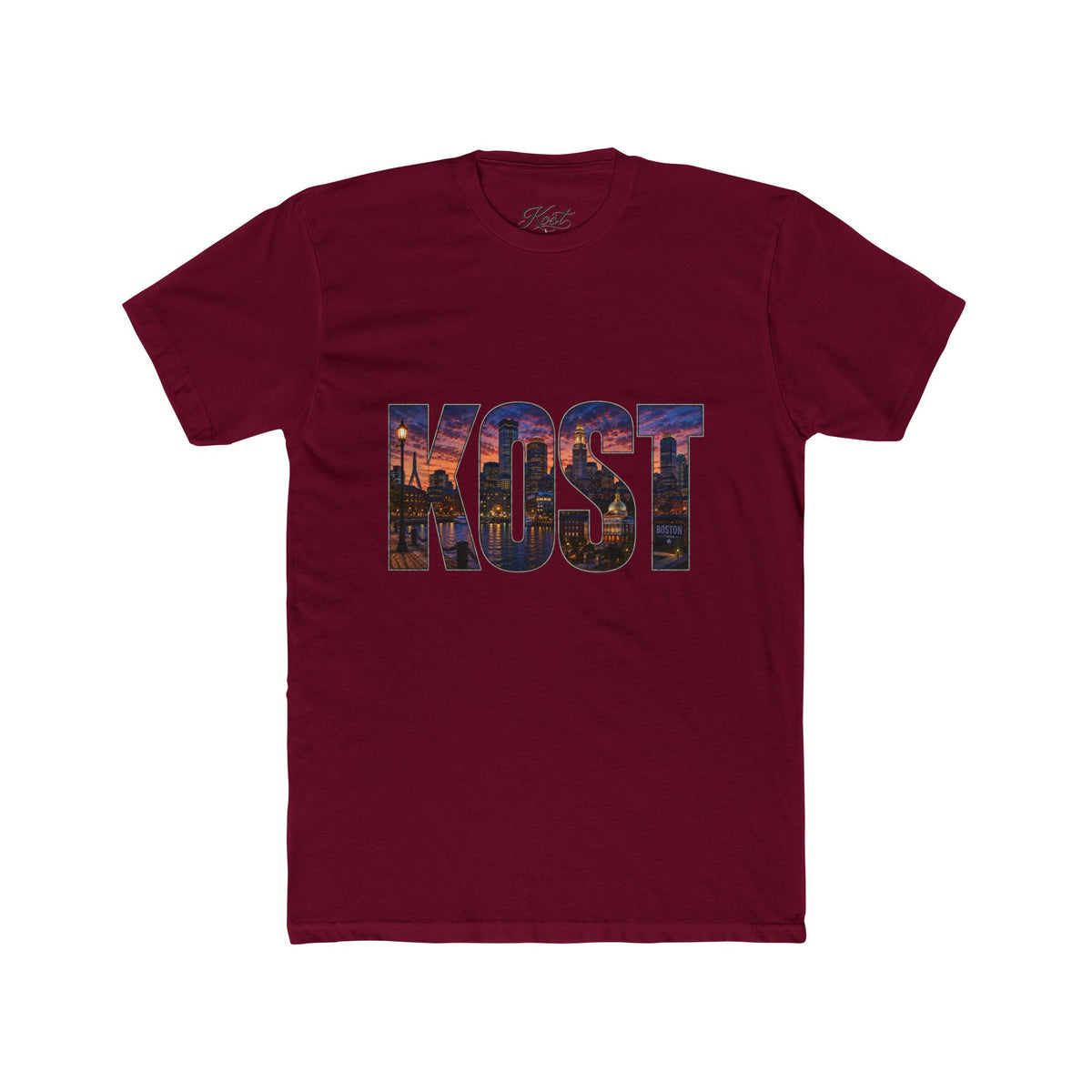KOST Cityscape T-Shirt — Urban Skyline Lettering Tee