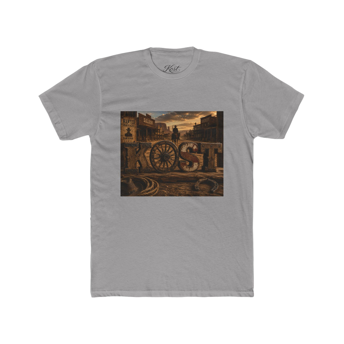 Vintage Industrial Steampunk Cityscape Graphic T-Shirt