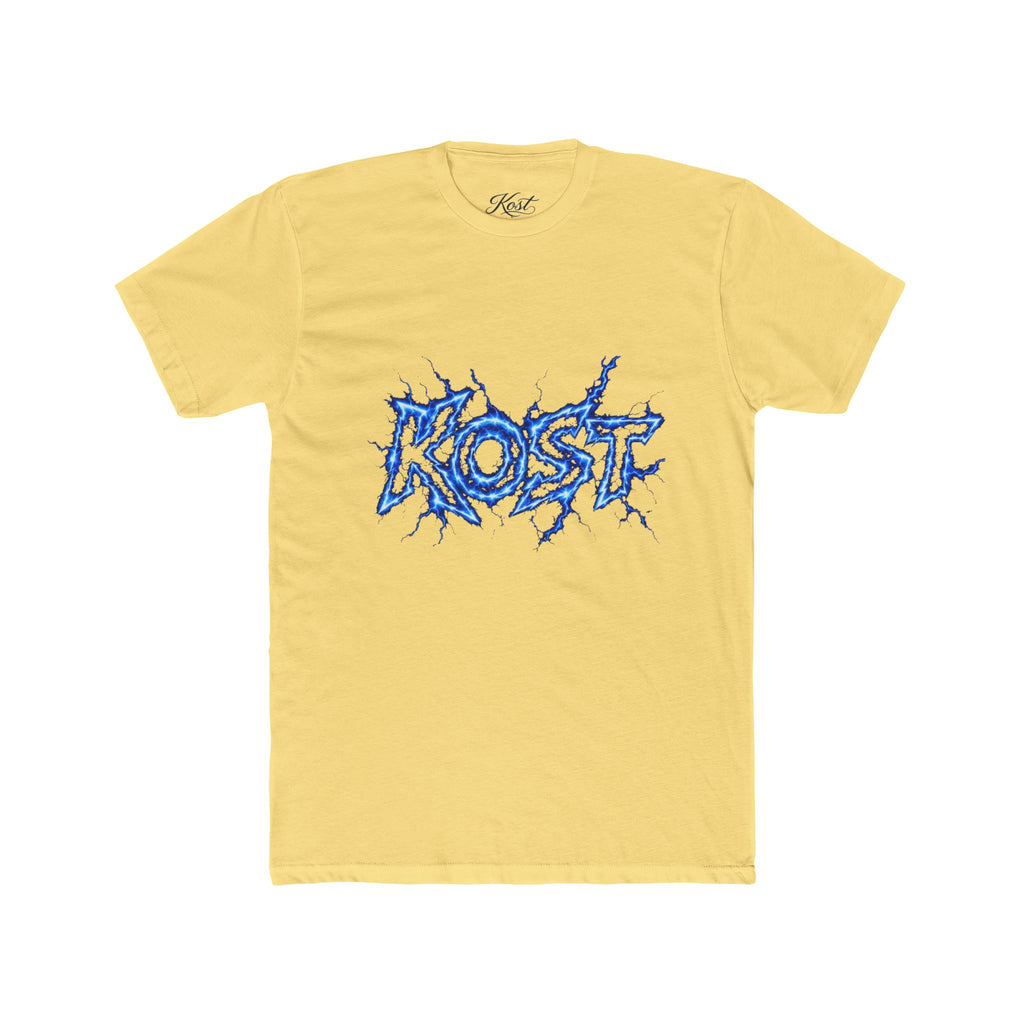 Kost Lightning Graphic Tee — Blue Electric Logo T-Shirt