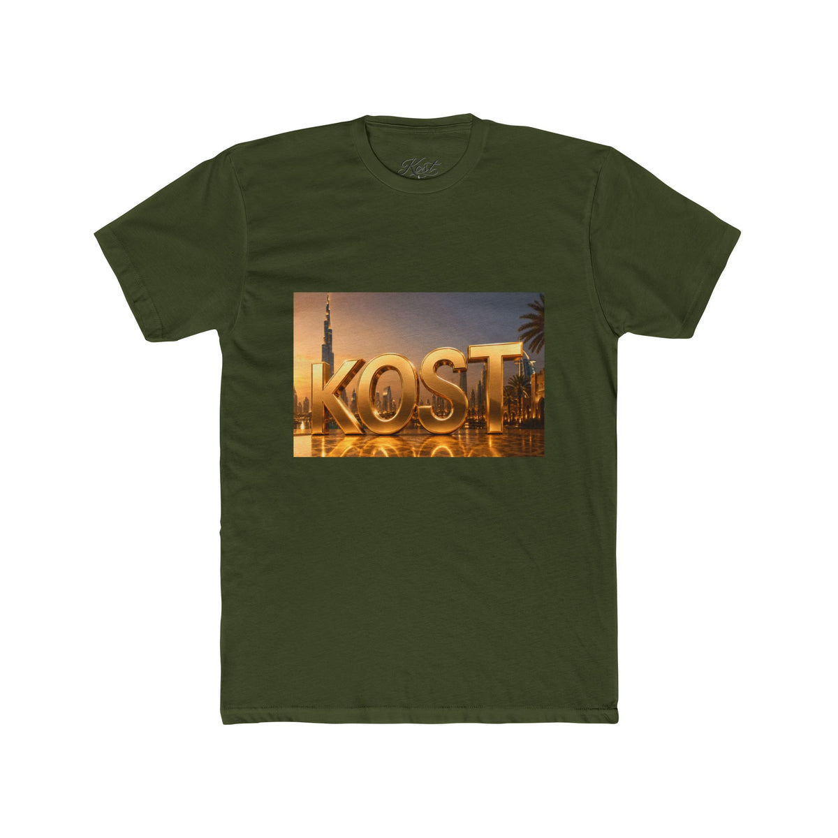 KOST Golden Cityscape Tee — Sunset Skyline Graphic T‑Shirt