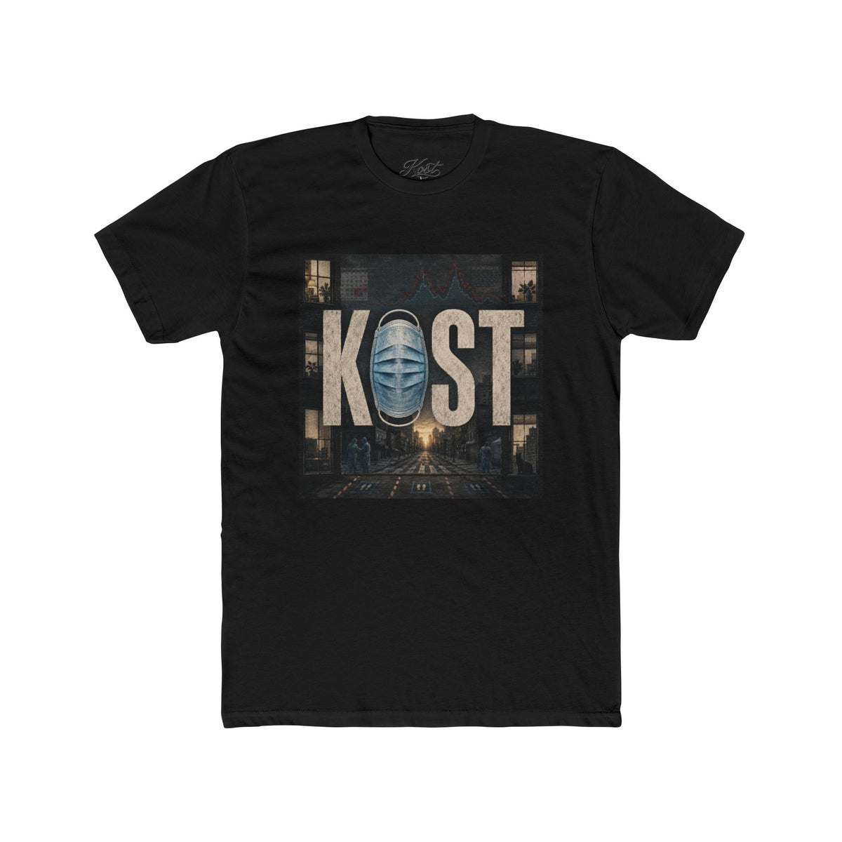 KOST Vintage Microphone Tee — Retro Radio Broadcast Graphic T-Shirt