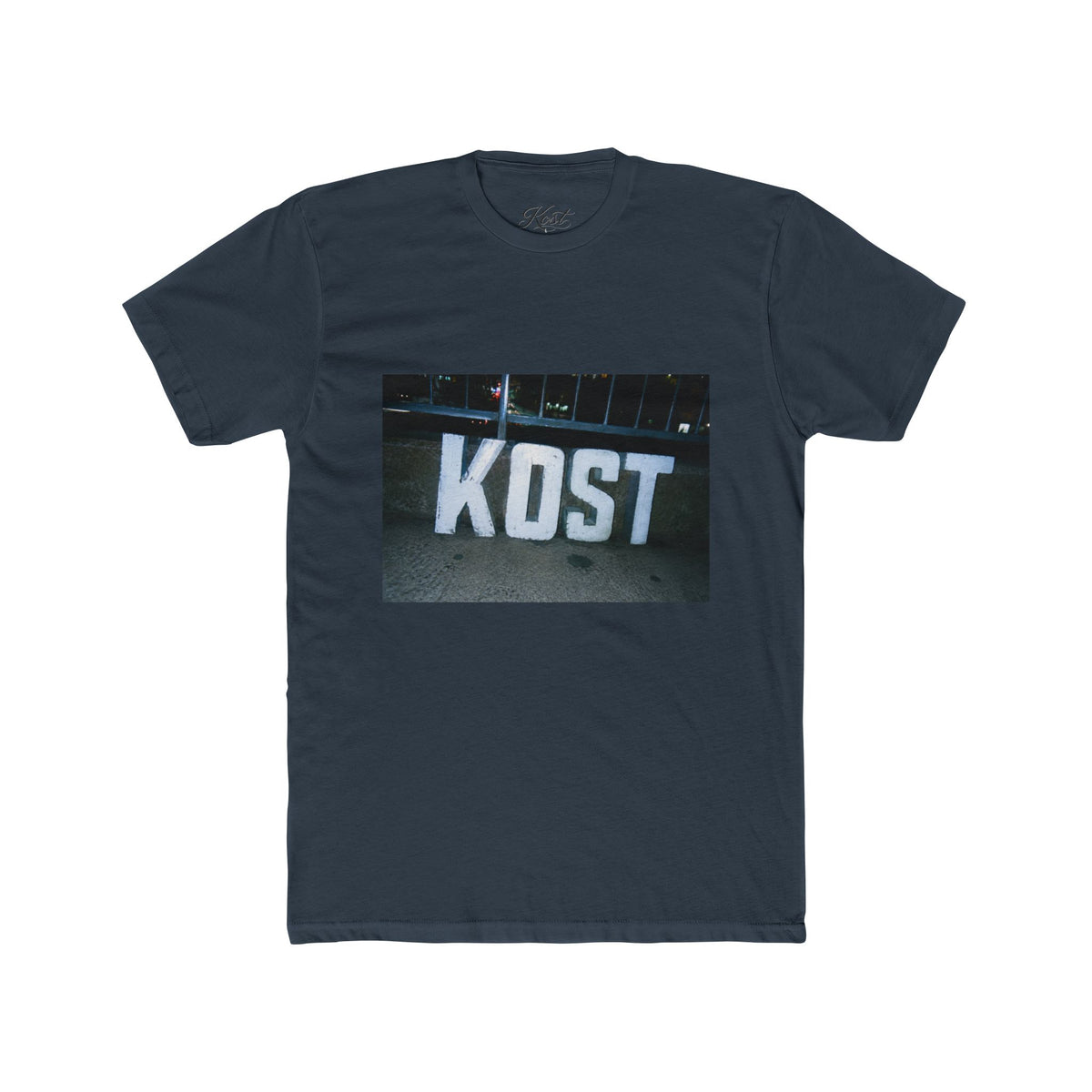 KOST Logo Graphic Tee — Vintage Street Sign Photo T-Shirt