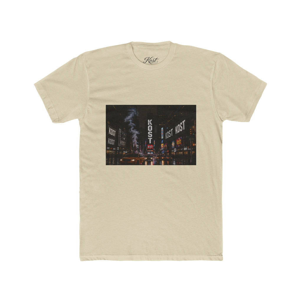 City Nightscape Tee — 'Lost' Neon Street Photography Shirt