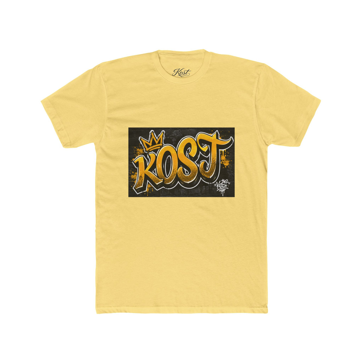 KOST Graffiti Logo Tee — Streetwear Urban Crown Graphic T-Shirt