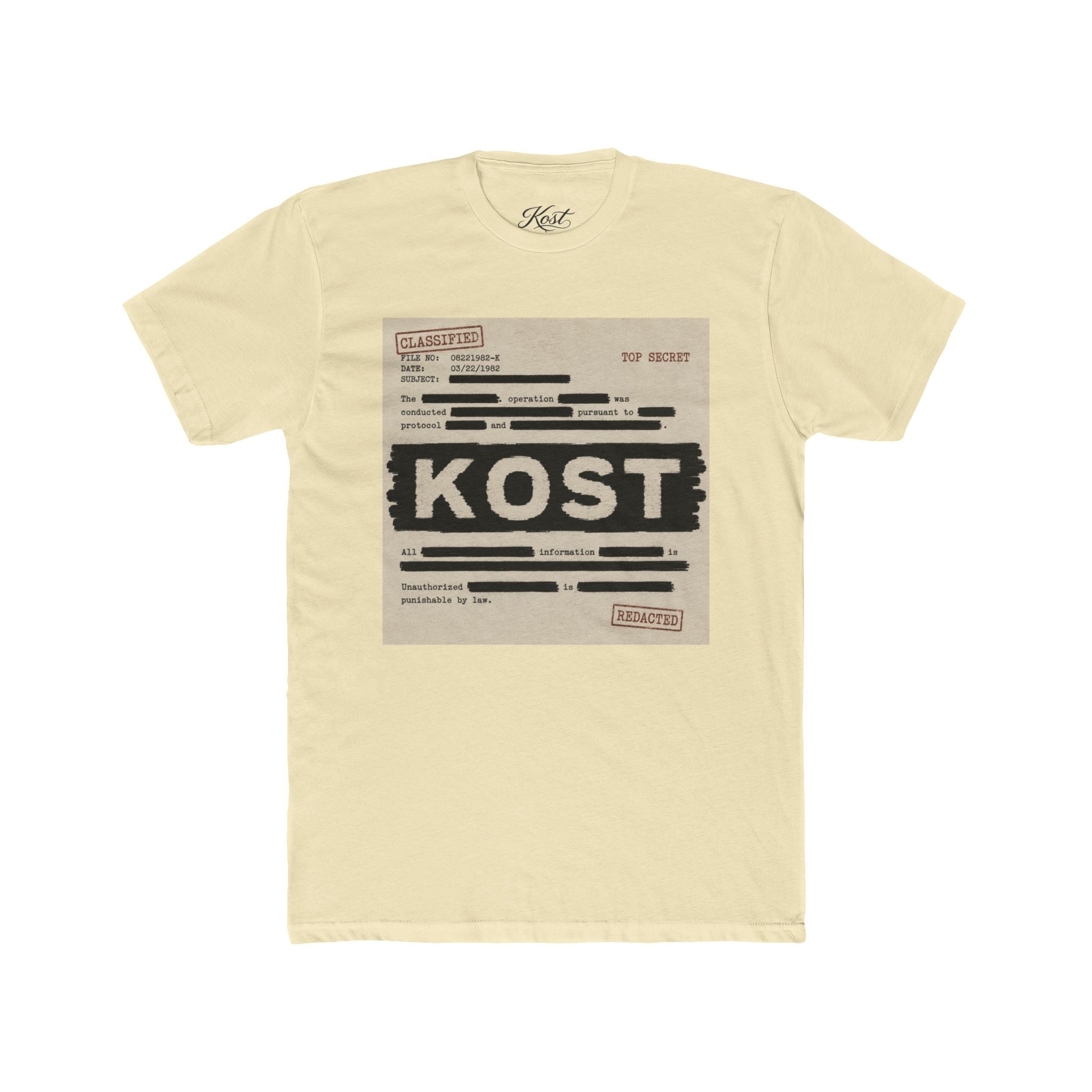 KOST Classified File Graphic Tee
