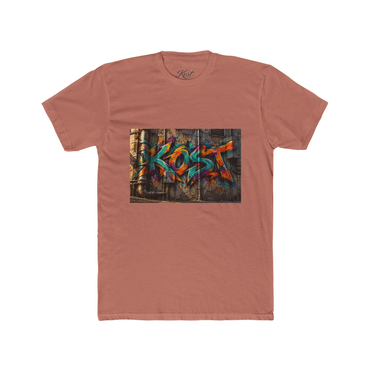 Graffiti 'Kost' Street Art T‑Shirt — Urban Skateboard Vibe Tee