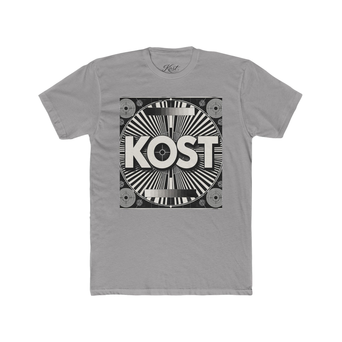 KOST Retro Test Pattern Tee — Vintage TV Signal Graphic T-Shirt