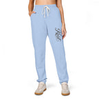 Embroidered 'Nice' Fleece Sweatpants – Soft Garment-Dyed Joggers