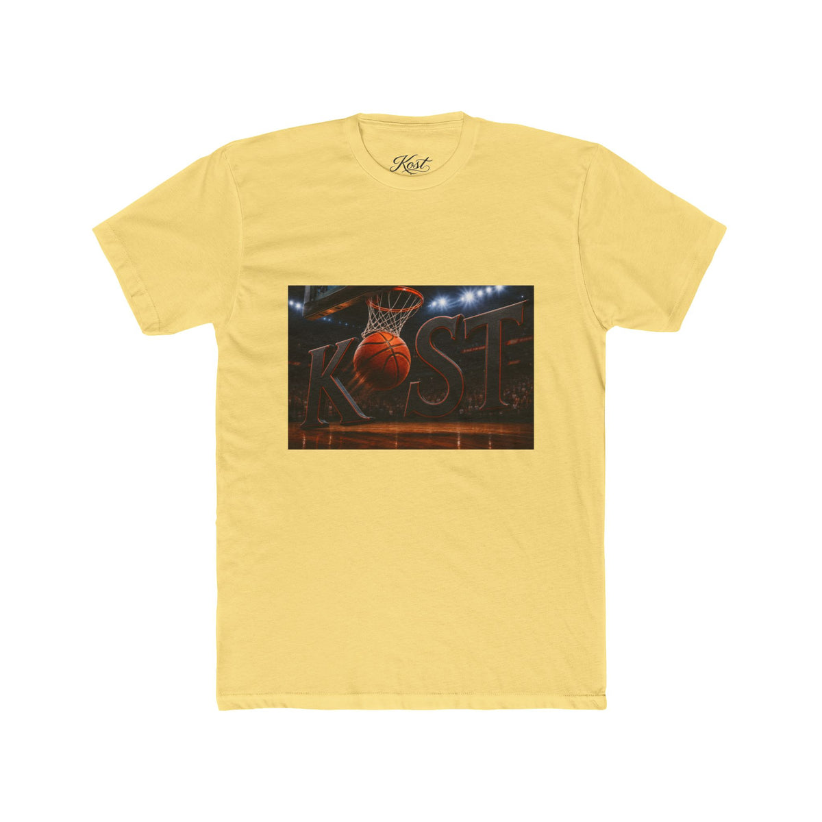 Basketball Hoop Graphic Tee — "Kobe" Dunk Design