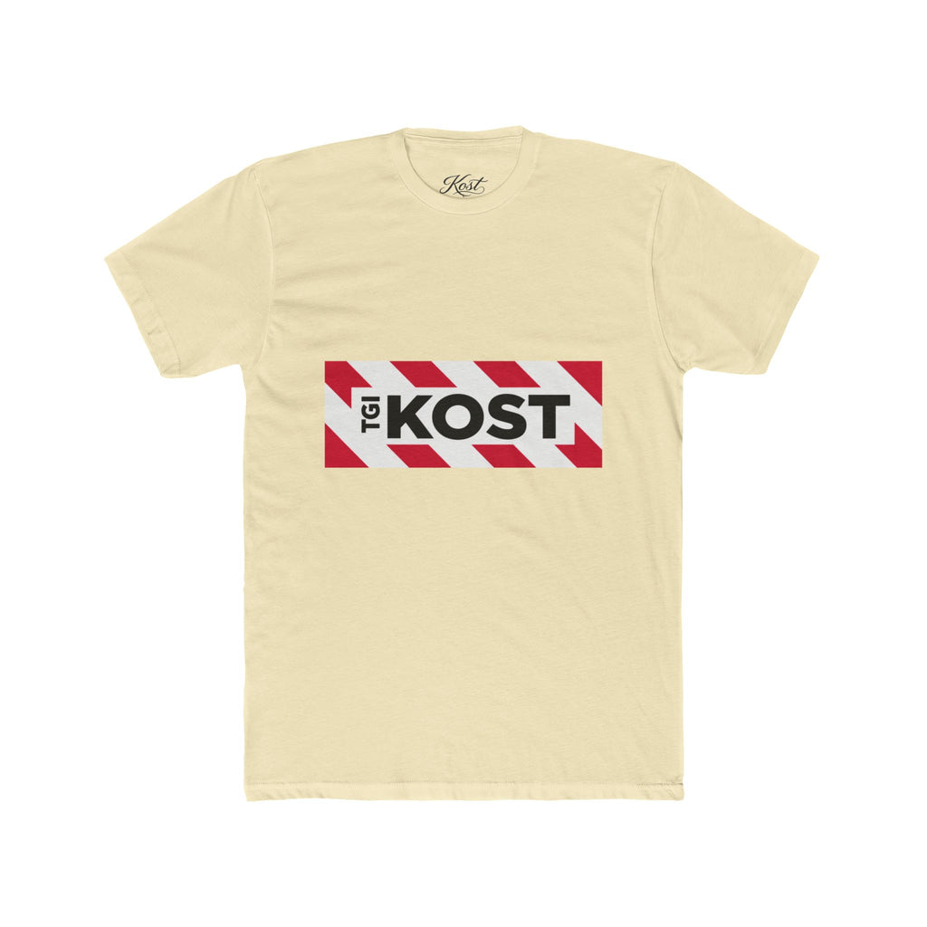 Crew Tee — Bold "The KOST" Stripe Logo Shirt