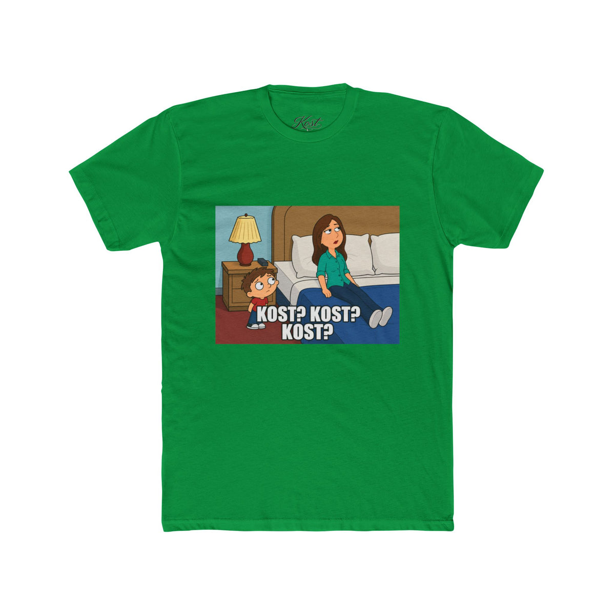 Kost? Kost? Kost? Funny Cat Meme Cotton T-Shirt
