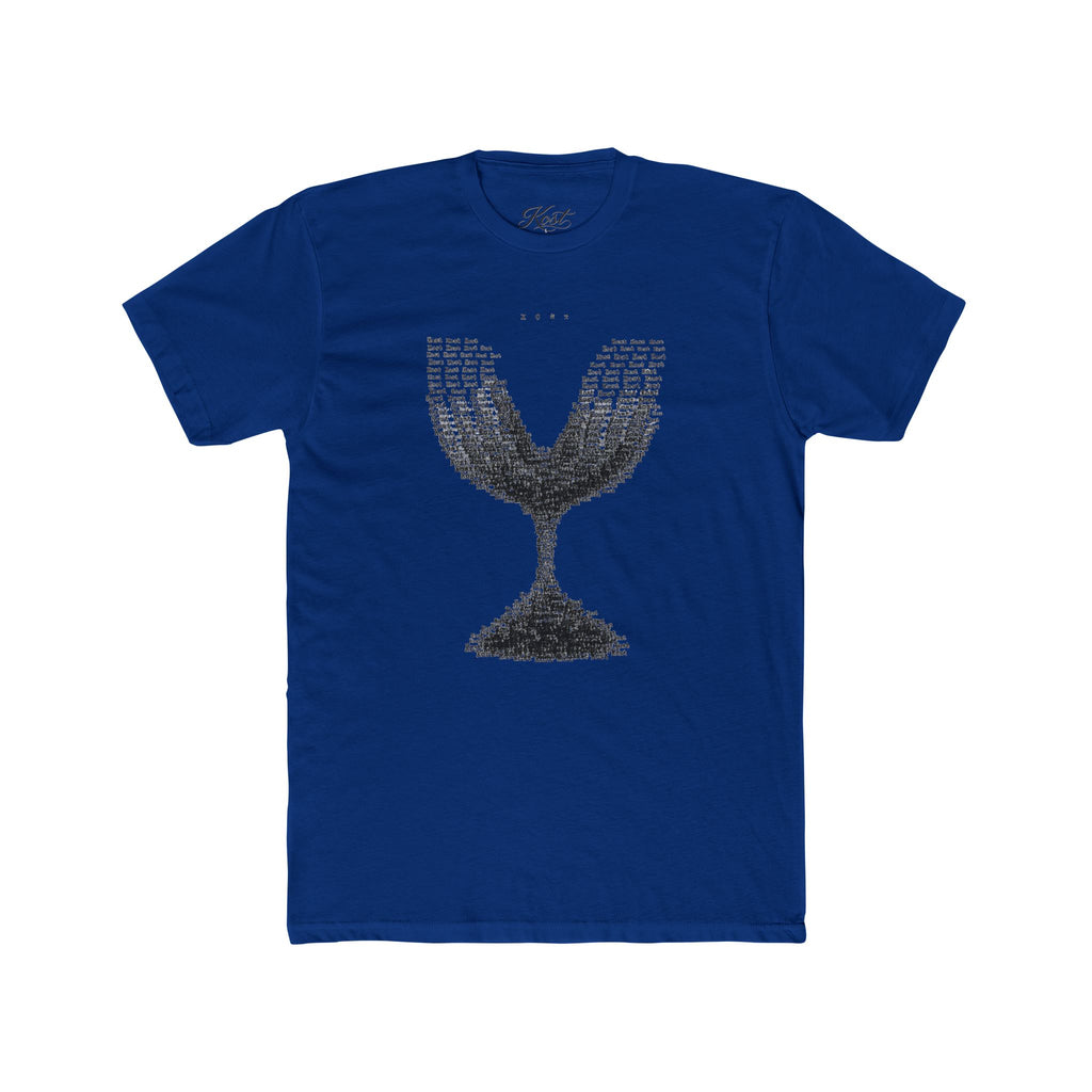 Vintage Wine Glass Graphic T-Shirt