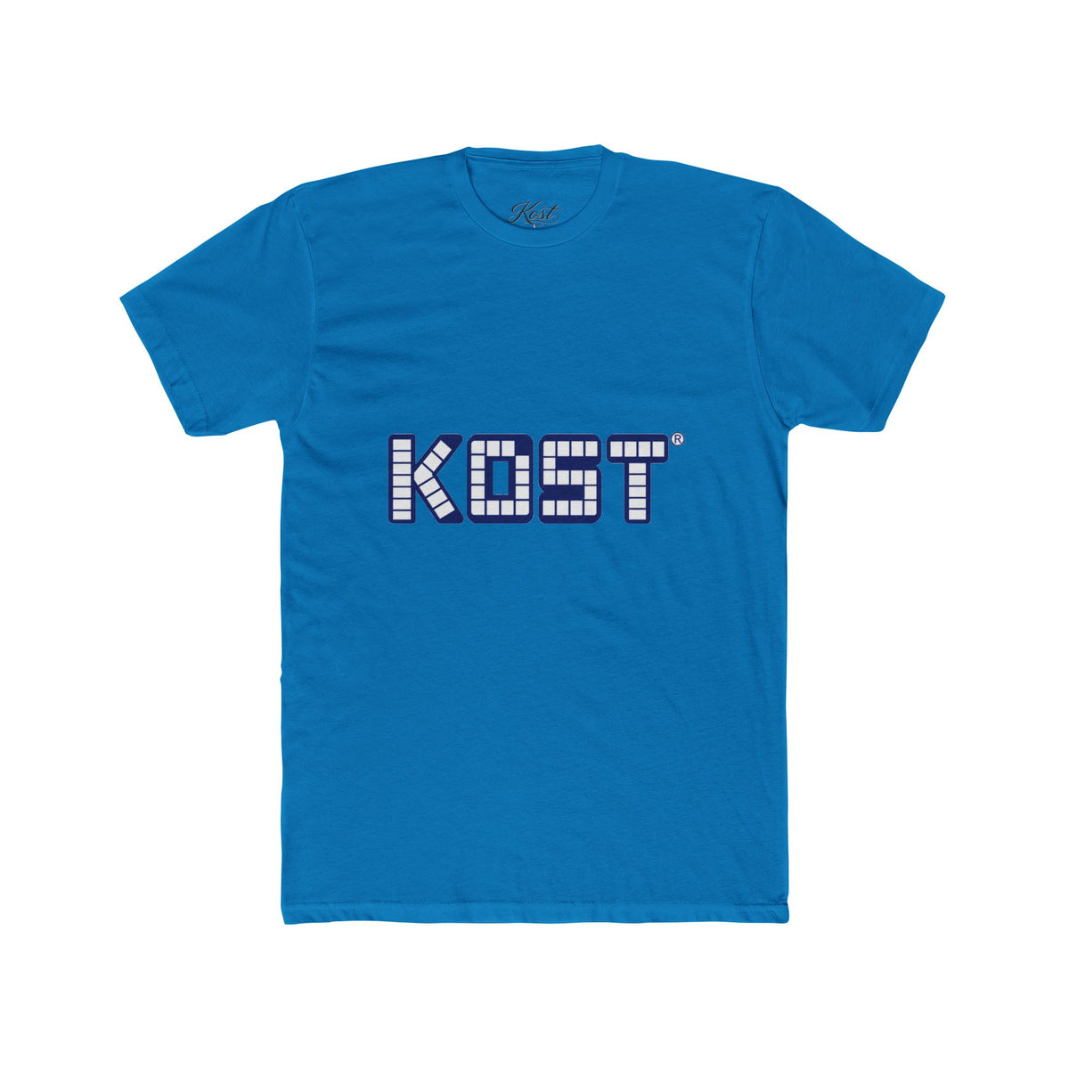 KOST® Retro Grid Logo Tee - Graphic Cotton T-Shirt