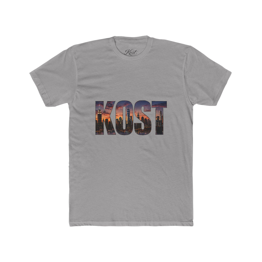 KOST Cityscape Tee — 'KOST' Skyline Graphic Crewneck
