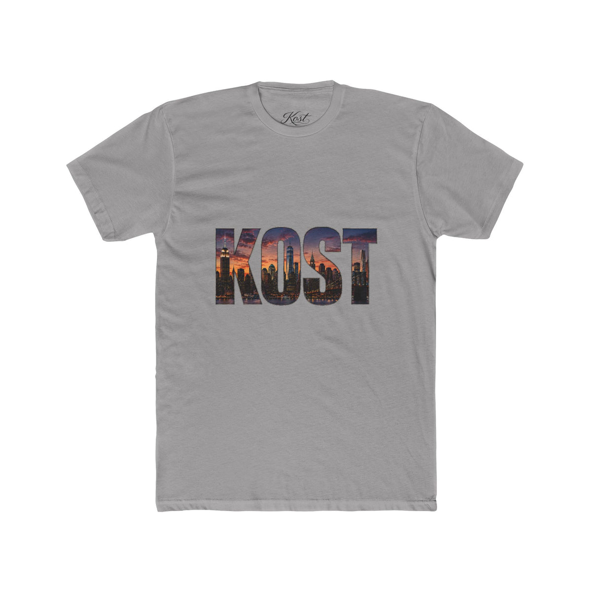 KOST Cityscape Tee — 'KOST' Skyline Graphic Crewneck