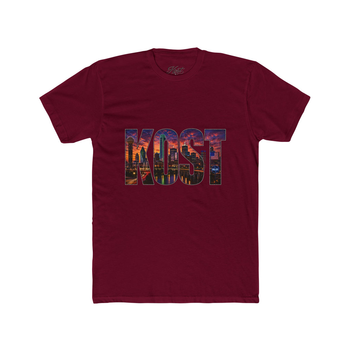KOST Cityscape Graphic Tee — Urban Skyline Lettered T-Shirt