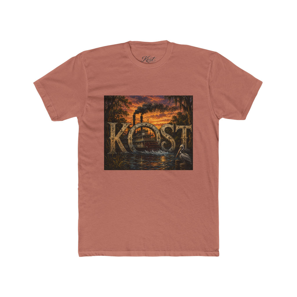 Köst Sunset Steam Tee — Vintage Riverboat Graphic T-Shirt