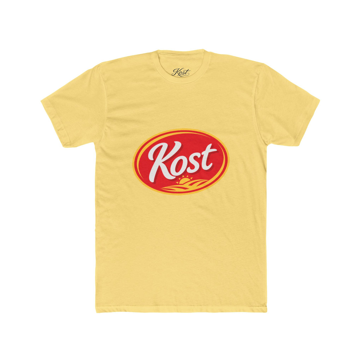 Kost Retro Logo T‑Shirt — Vintage Red Oval Graphic Tee