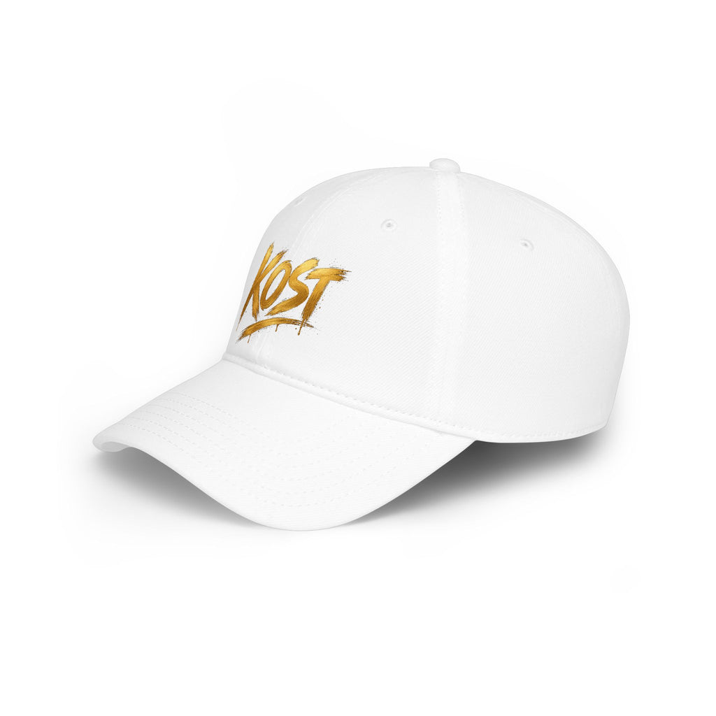 KOST Gold Brush Script Cap