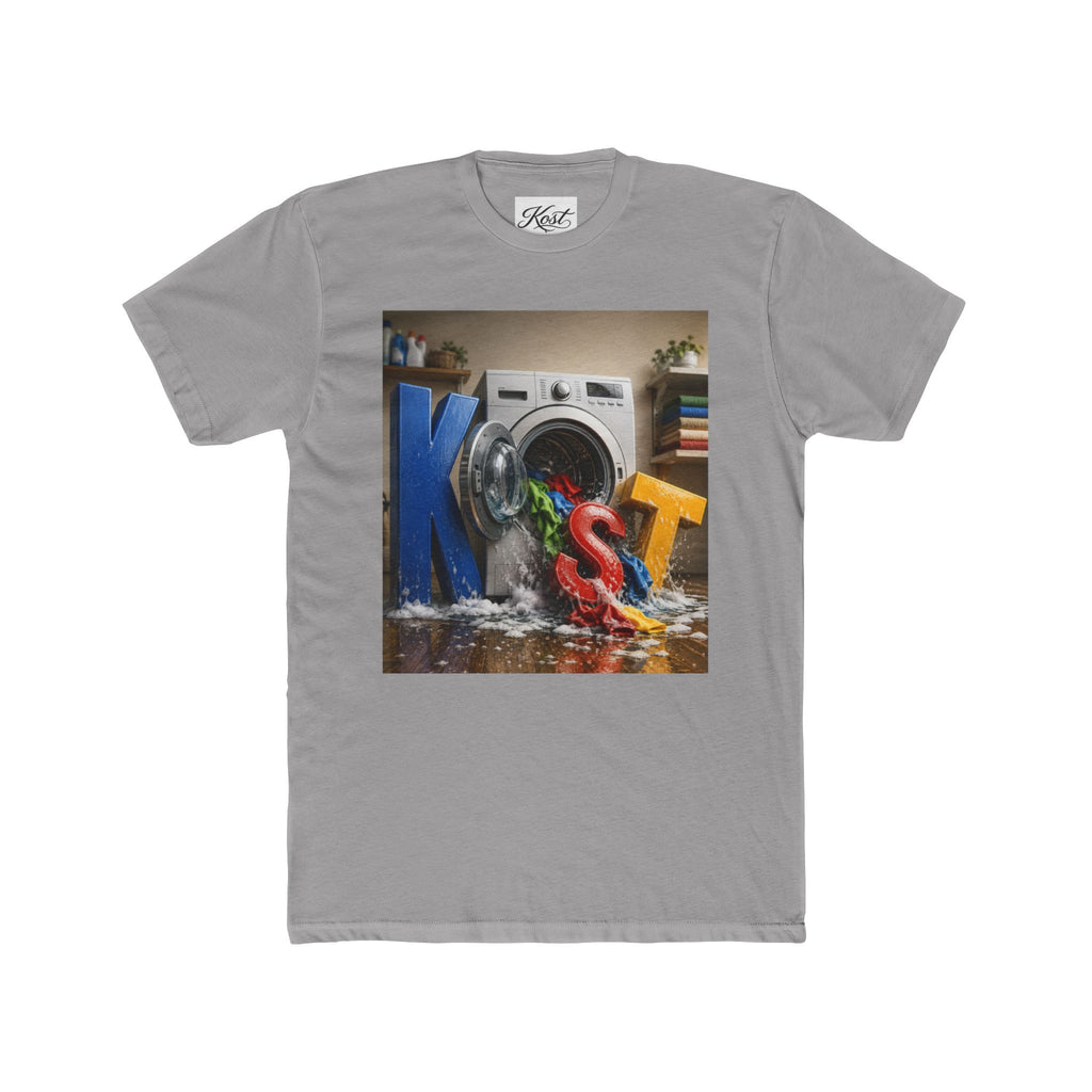 T‑Shirt — Colorful 'Lost Socks' Washing Machine Graphic Tee