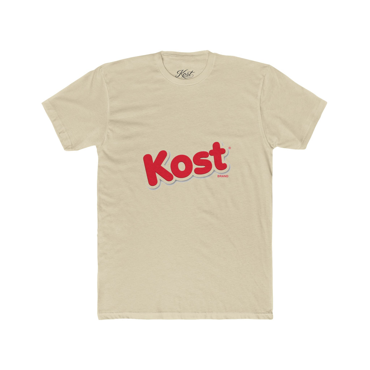 Kost Logo Tee — Retro Red Graphic T-Shirt