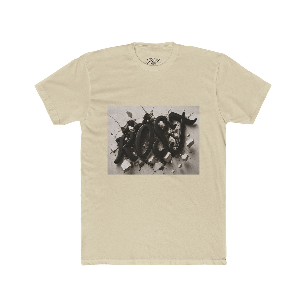 Abstract Black Brushstroke Art T‑Shirt