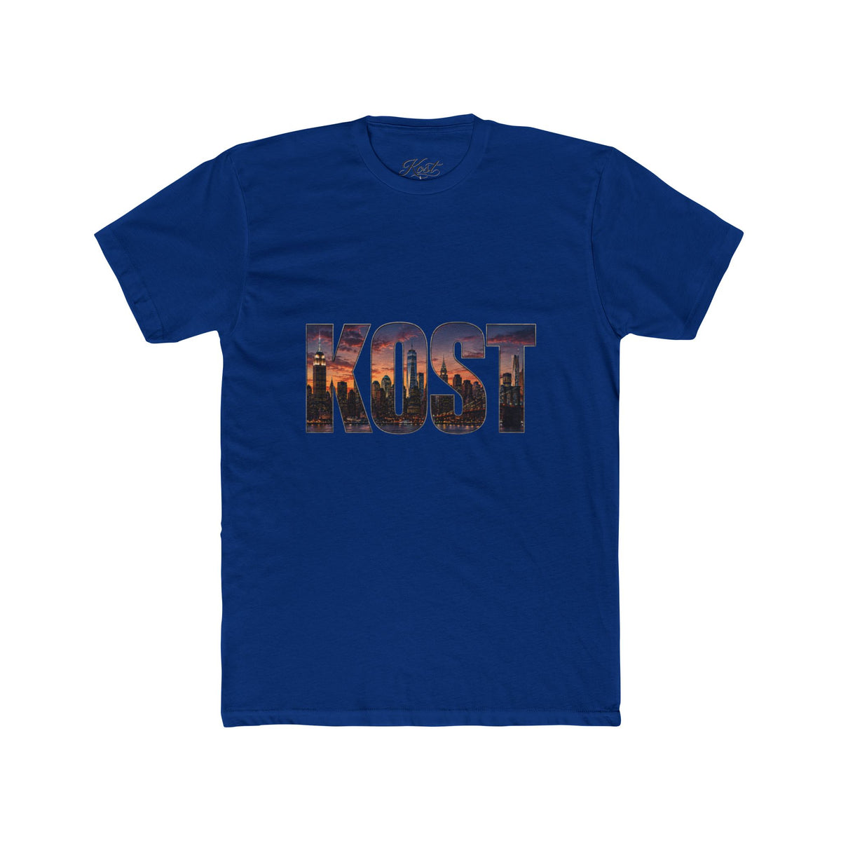 KOST Cityscape Tee — 'KOST' Skyline Graphic Crewneck