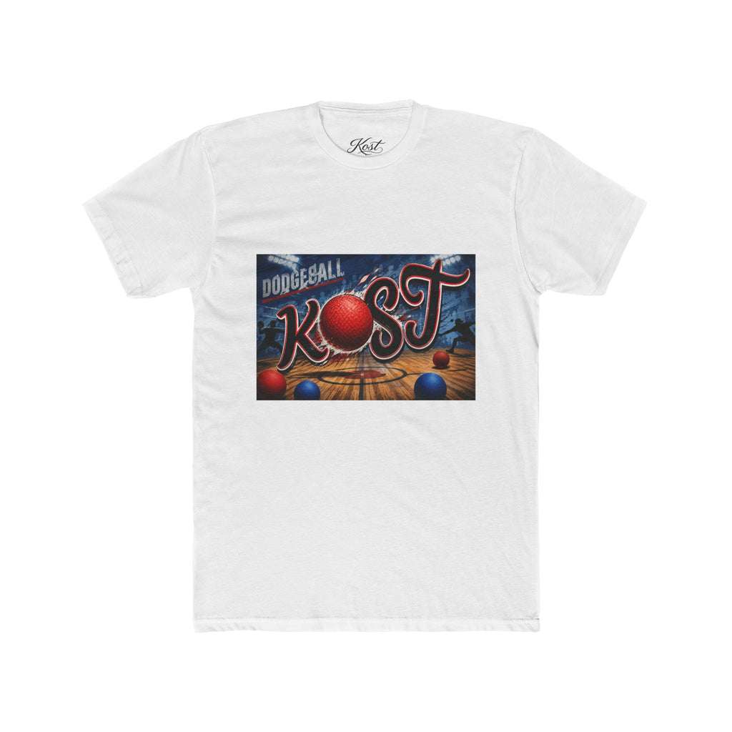 Dodgeball KOST Retro Graphic Tee — Vintage Sports Crew Shirt