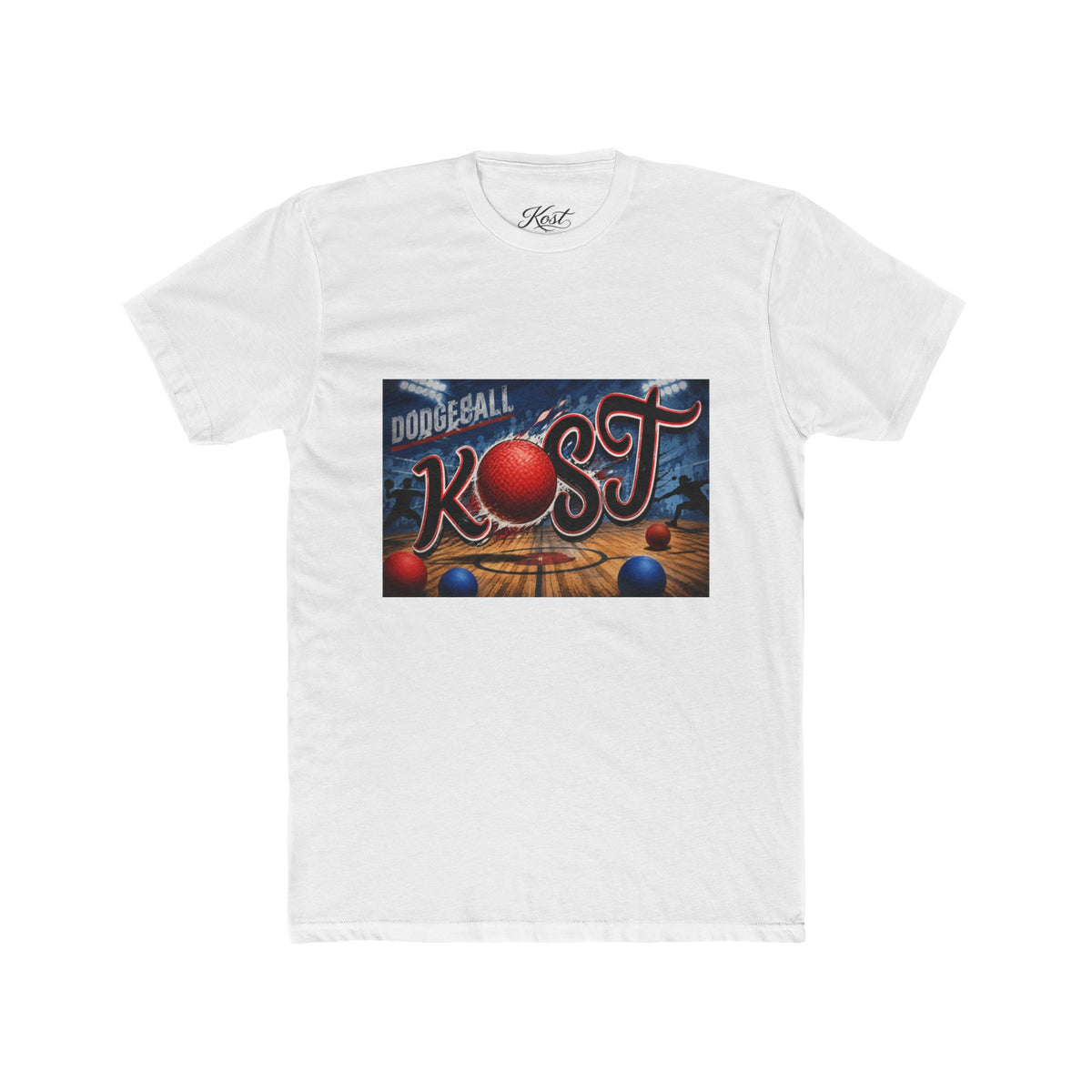 Dodgeball KOST Retro Graphic Tee — Vintage Sports Crew Shirt