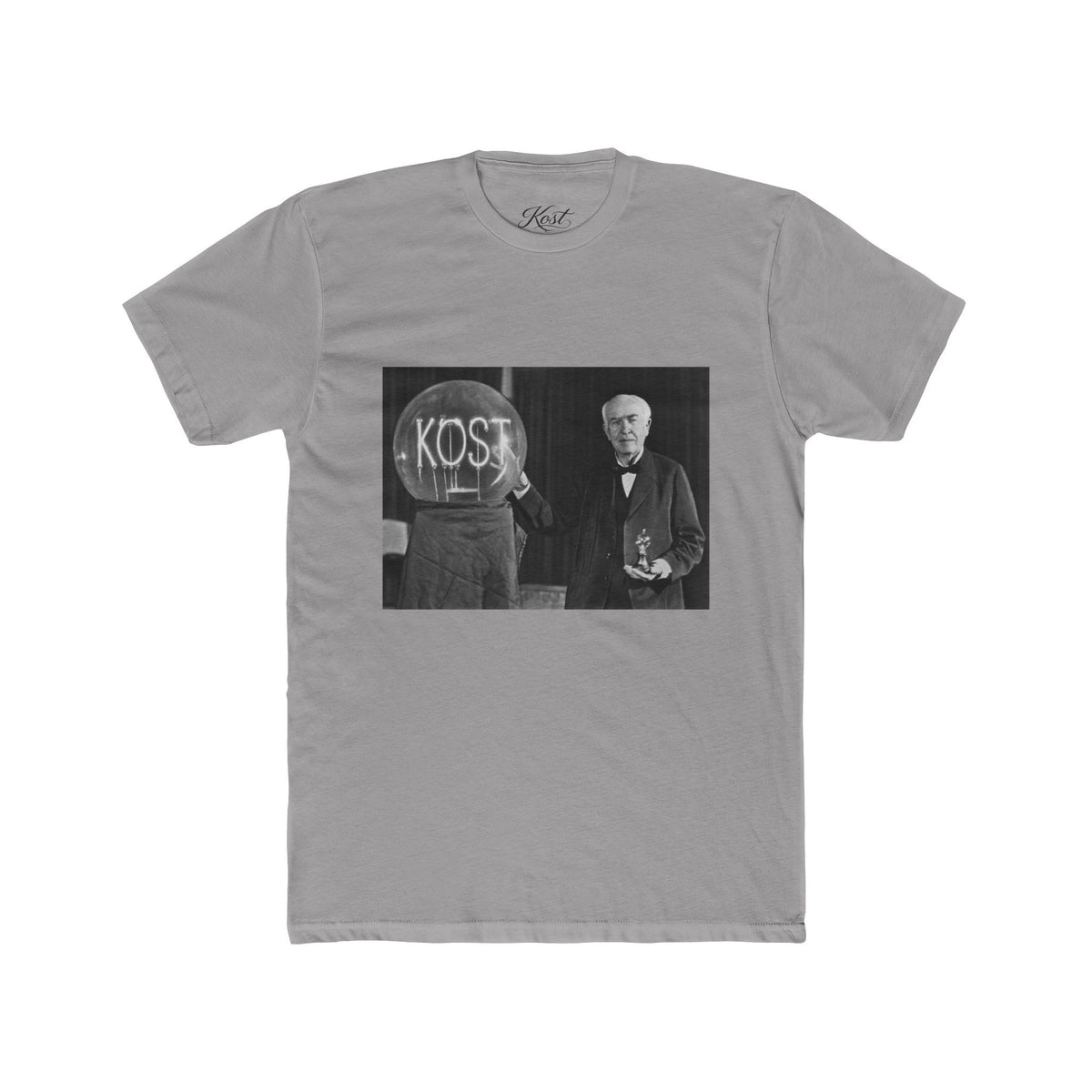 Vintage Scientist Photo Tee — KOSF Bubble Tube Graphic