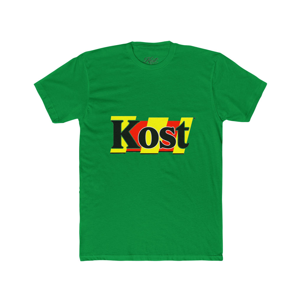 Kost Graphic Tee – Retro Yellow & Red Logo T-Shirt