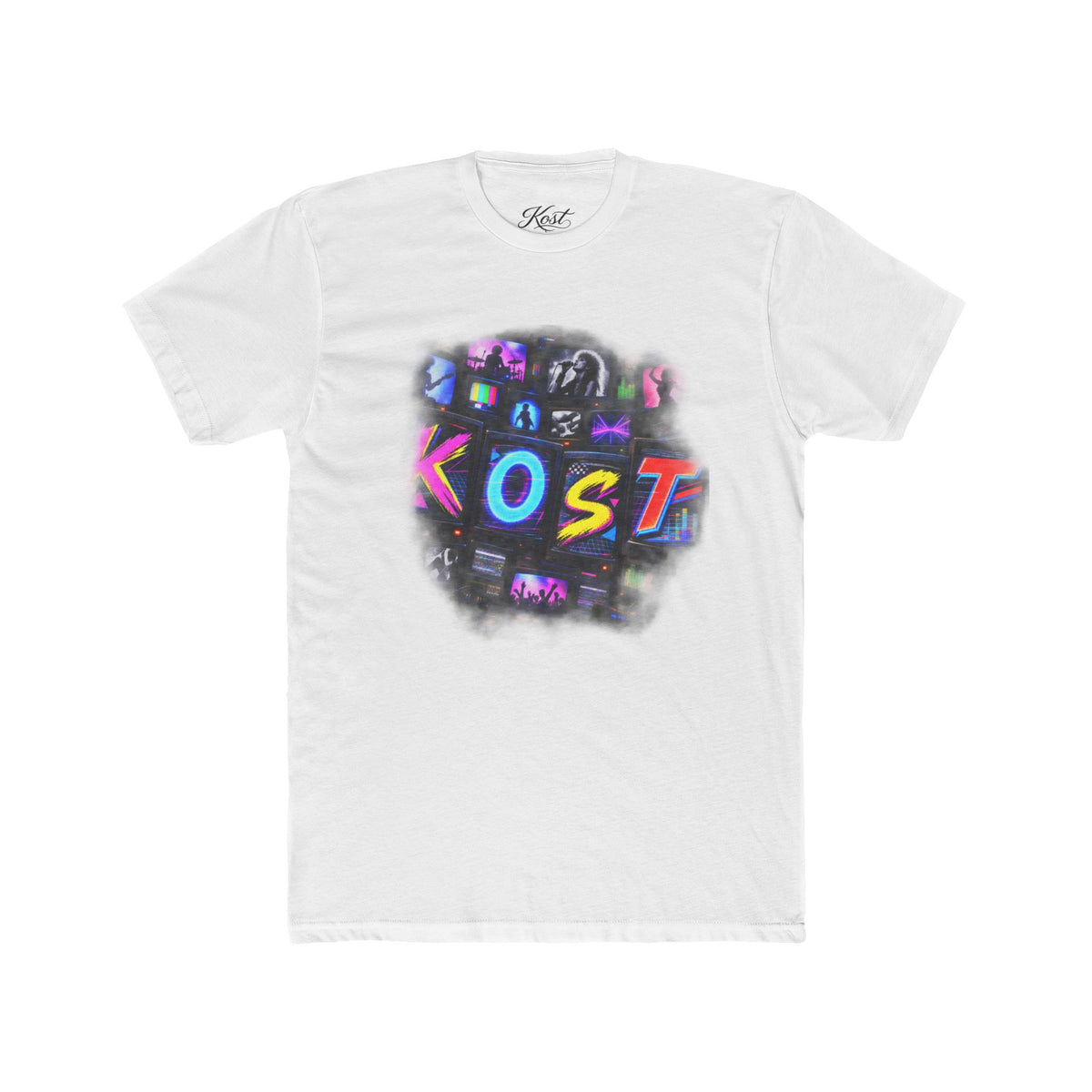 KOSTI Colorful Abstract Graphic T-Shirt