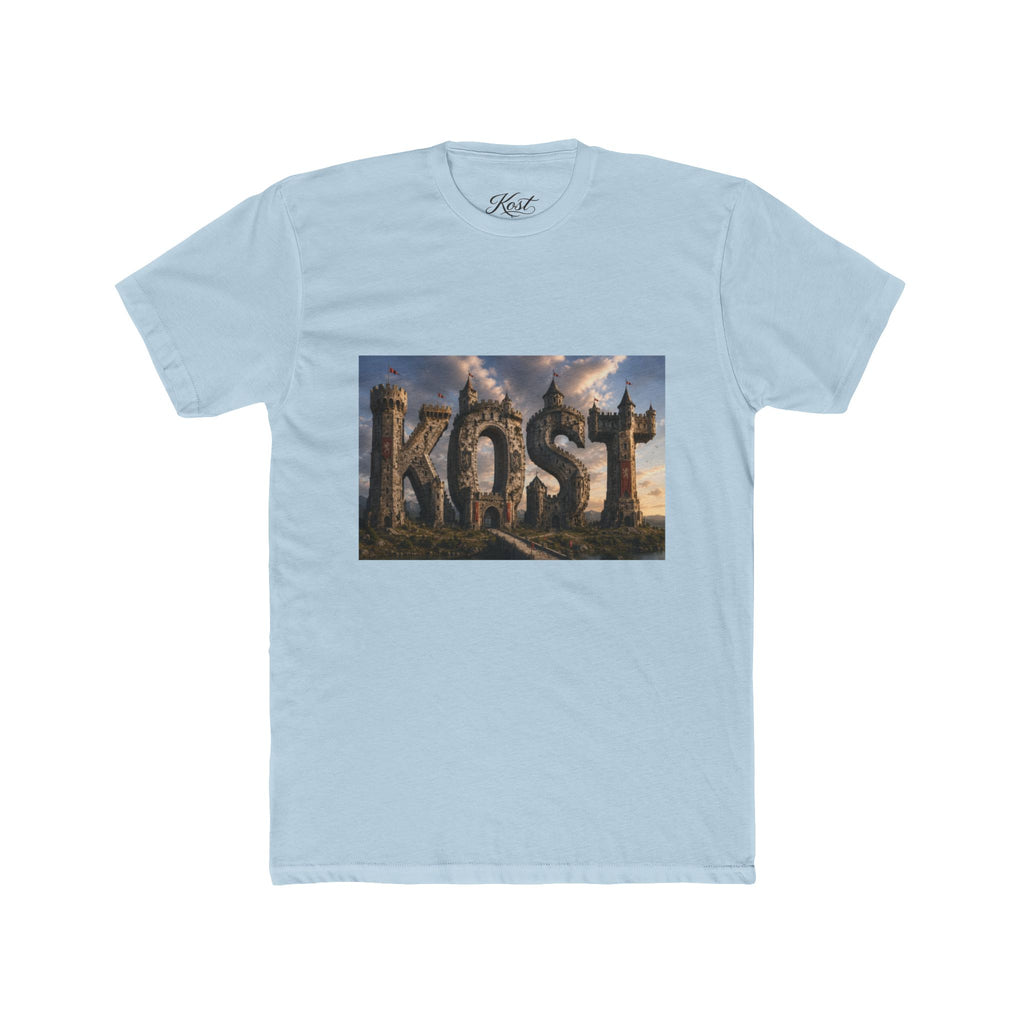 KOST Fantasy Stone Logo Tee — Epic Castle Adventure Graphic T-Shirt