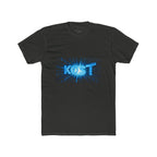 KOST Blue Burst Graphic Tee — Retro Tech Logo T-Shirt