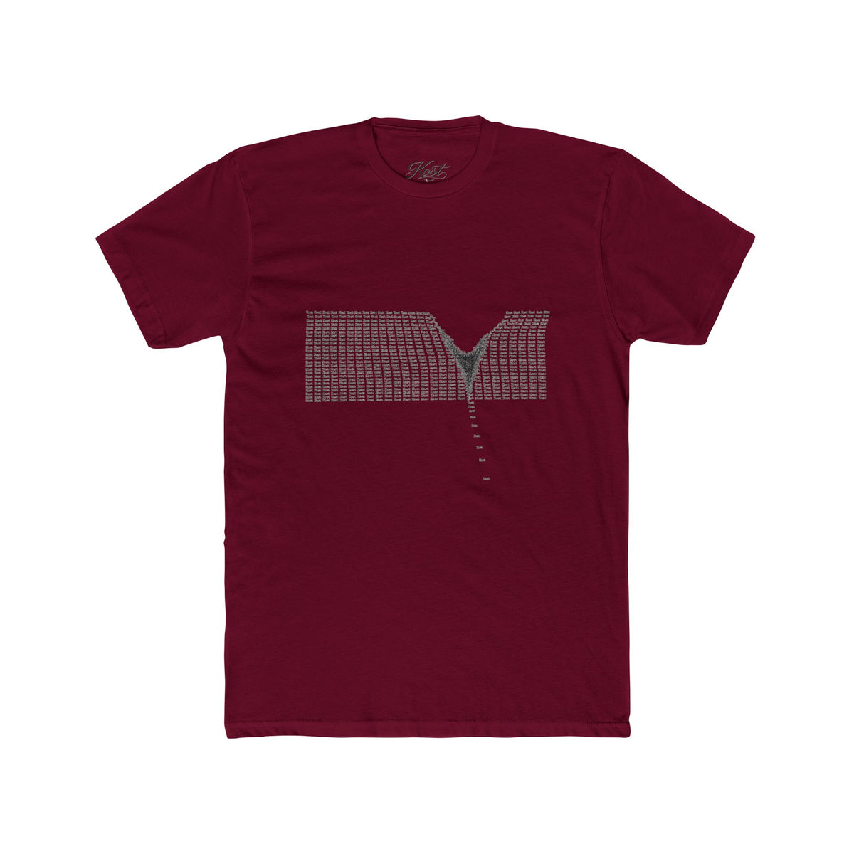 Minimalist V-Neck Optical Illusion T-Shirt