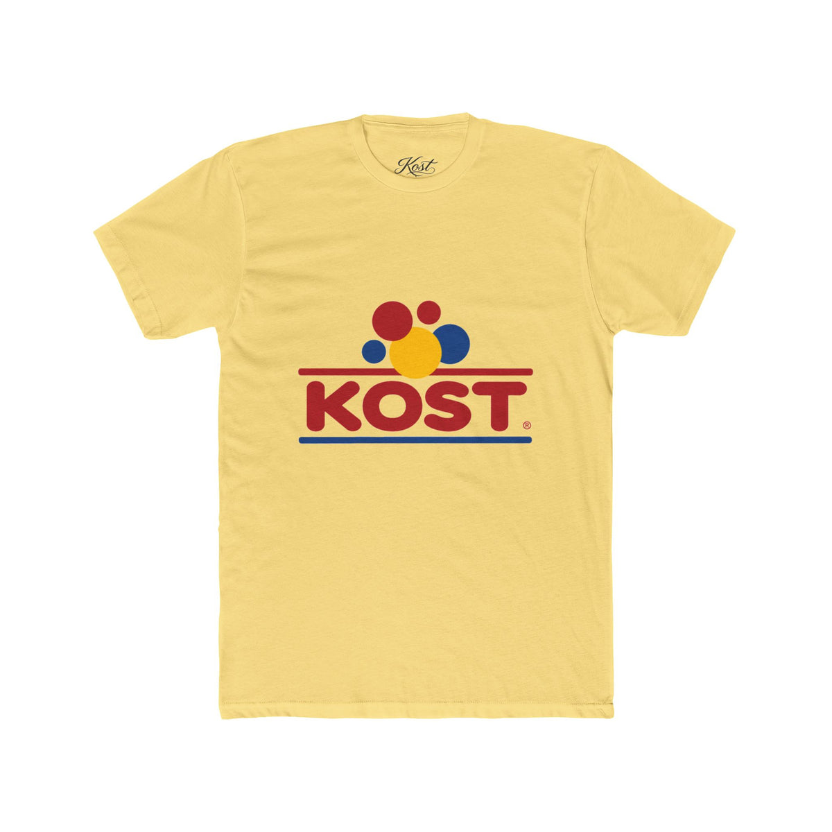 KOST Colorful Logo Cotton Crew T-Shirt